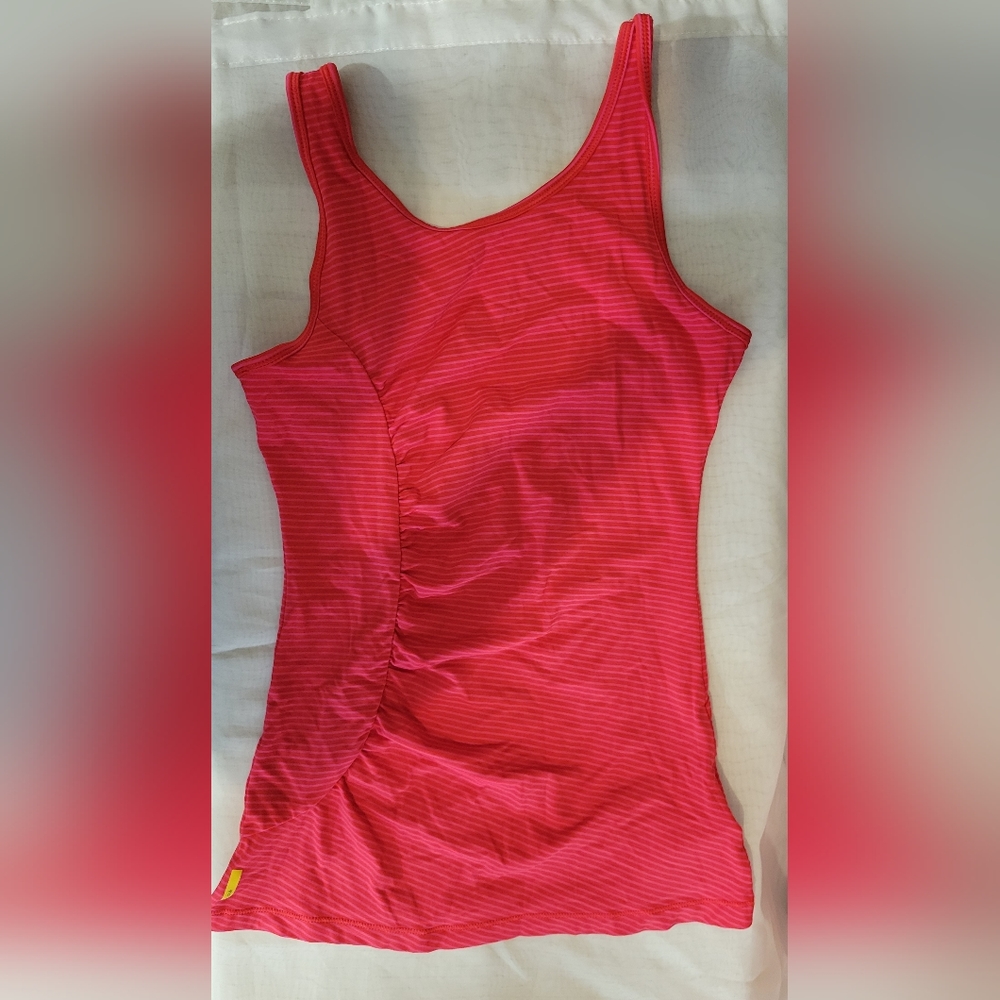 Lole striped tank top with pocket